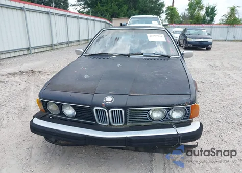 1984 BMW 633 Csi z USA, uszkodzony, nr VIN WBAEB7406E6727129
